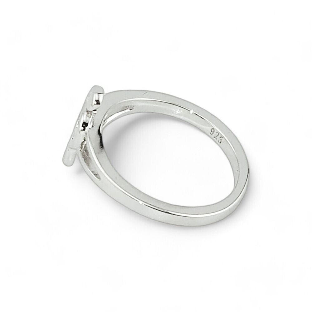 Sterling Silver 925 Musical Note Ring - Picture 5 of 6